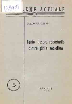 Lenin despre raporturile dintre țările socialiste