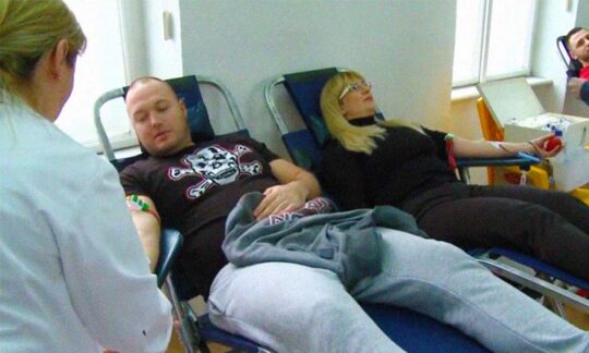 Acțiune de donare a sângelui