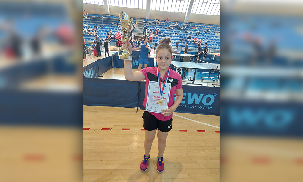Teodora Miul este din nou campioana Serbiei la categoria sa