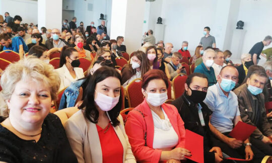 Delegații C.P.E. „Libertatea” la adunarea electorală a Asociației Jurnaliștilor din Serbia