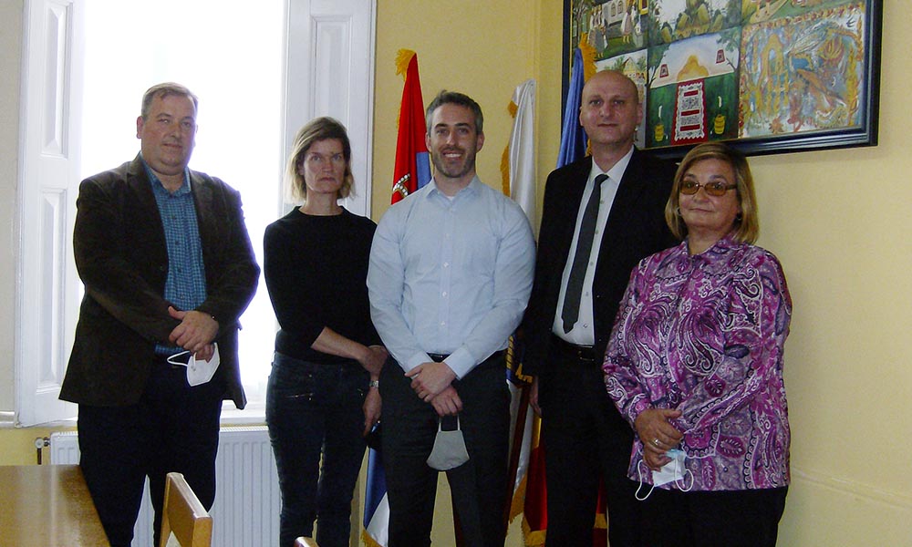 Reprezentanții Ambasadei S.U.A. în vizită la Consiliul Național al Minorității Române din Serbia