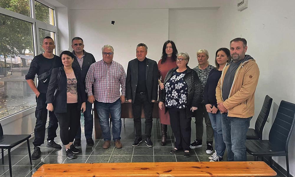 Întâlnirea reprezentanților din Kučevo ai  CNMNR cu senatorii români