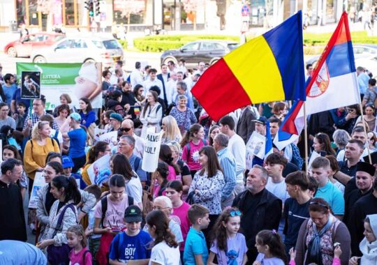 Episcopia „Daciei Felix” s-a alăturat Marșului pentru Viață la Timișoara